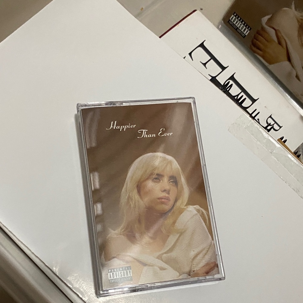 Billie Eilish 'Happier Than Ever' Cassette Player - White